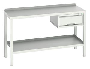 Verso Welded Work Benches for production areas Verso 1500x910 Static Work Bench S 1x Drawer